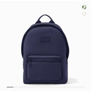 Dagne Dover DAKOTA NEOPRENE BACKPACK Medium Navy Blue Structured book bag storm